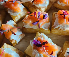 Stunning Canapés with Fresh & Seasonal Ingredients