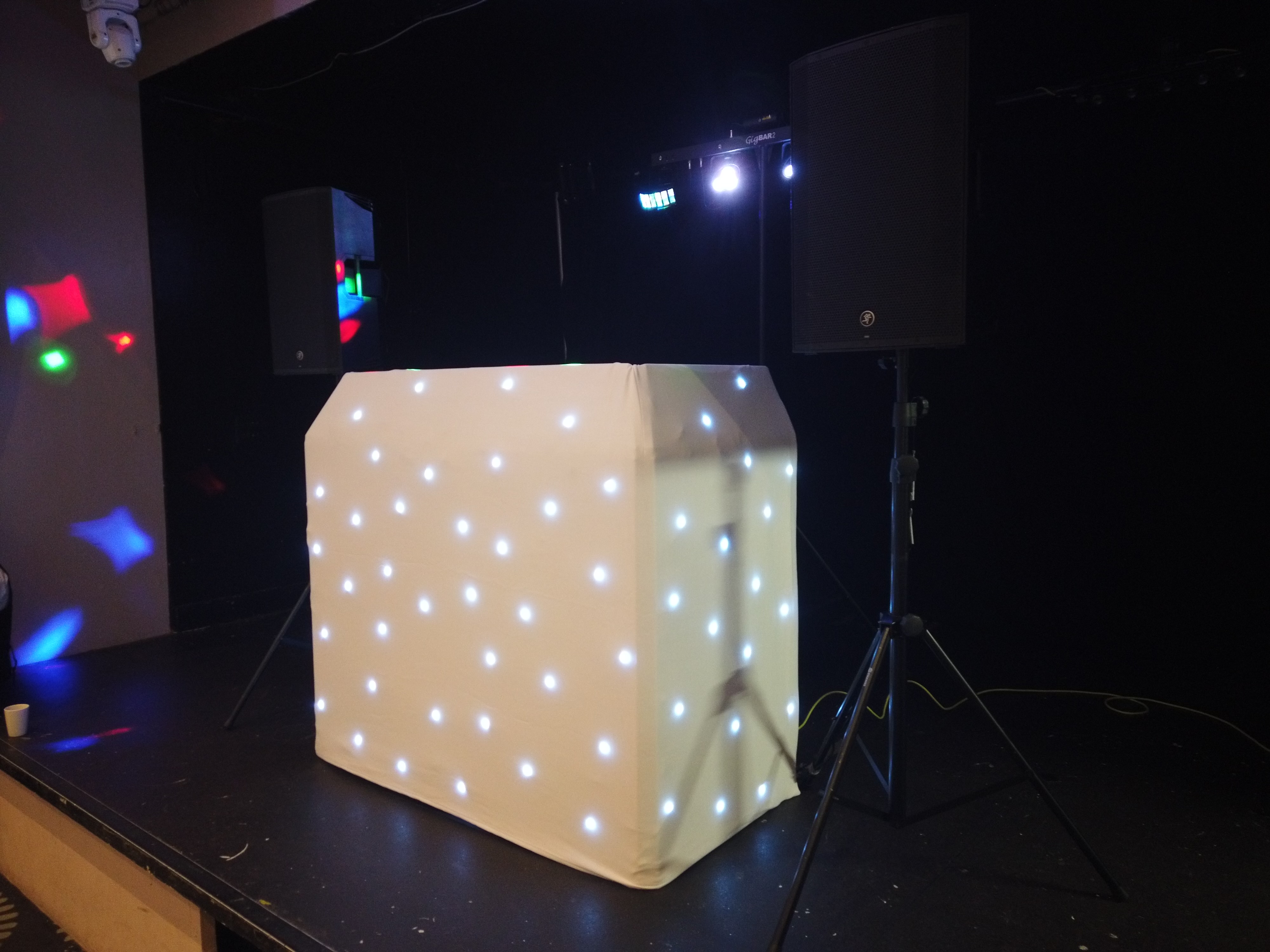 Party DJ With Disco Setup