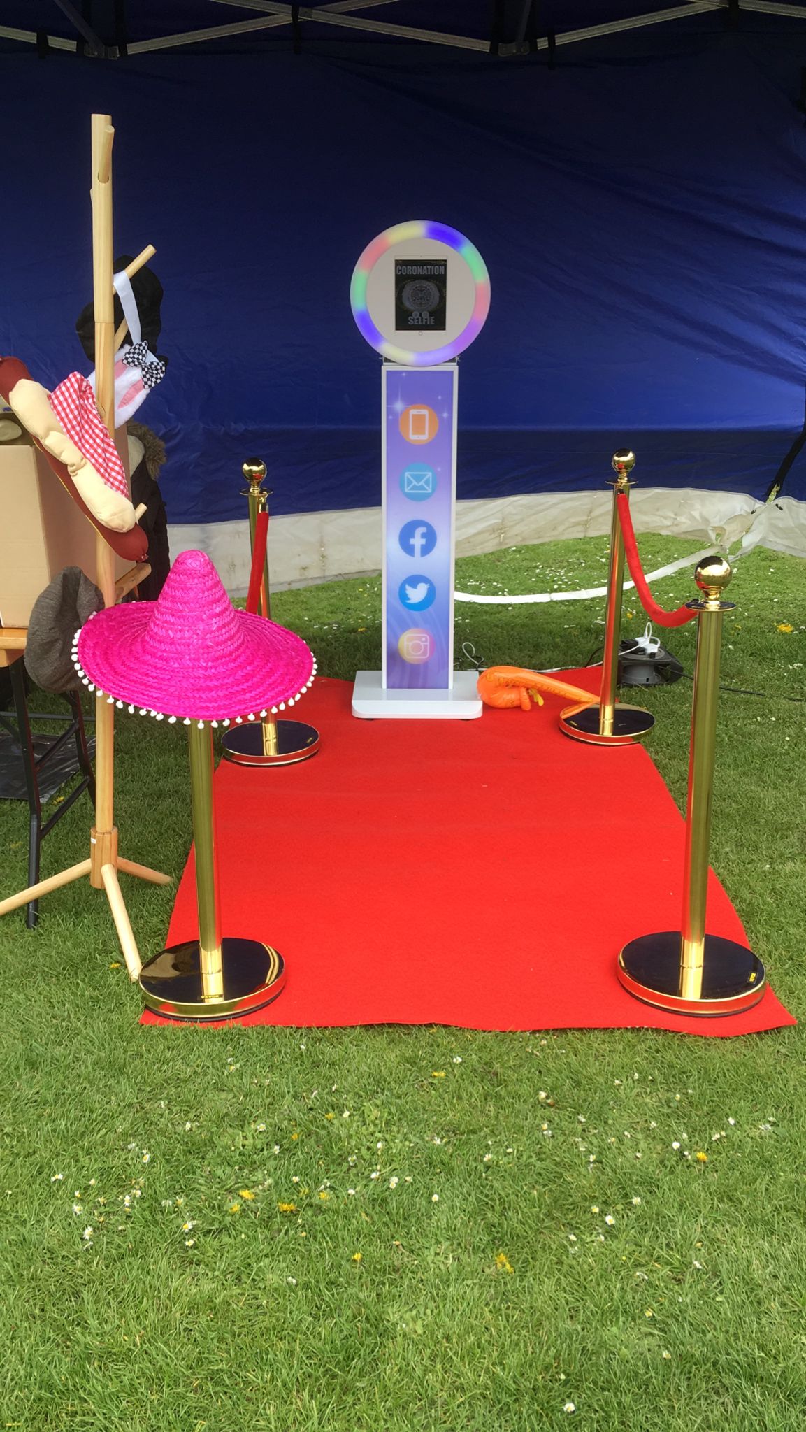 Ringlight Selfie Pod Photo Booth