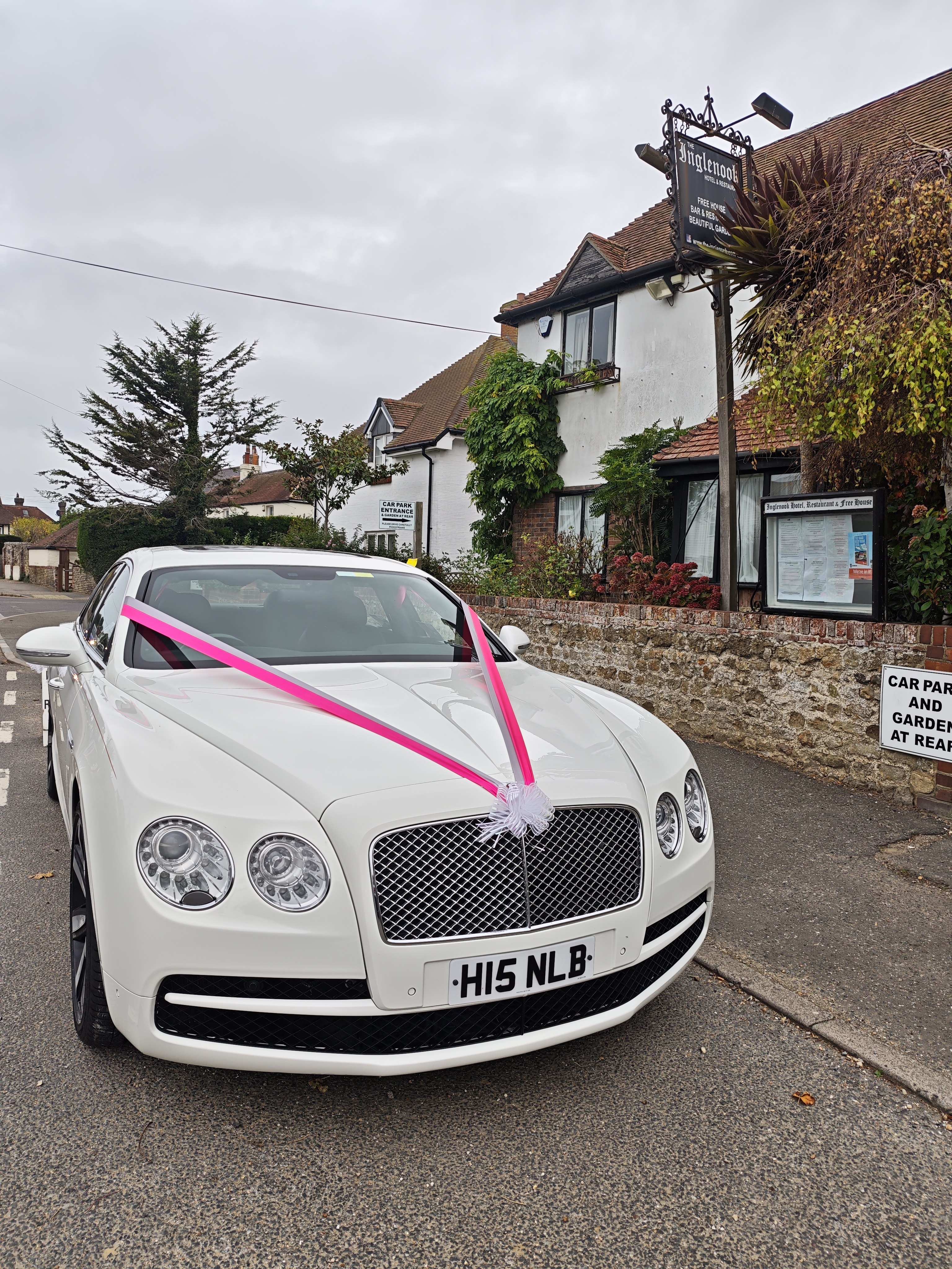 White Bentley Flying Spur Ultimate Luxury