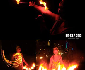 Large-Scale Fire Show with Props to Wow Your Guests