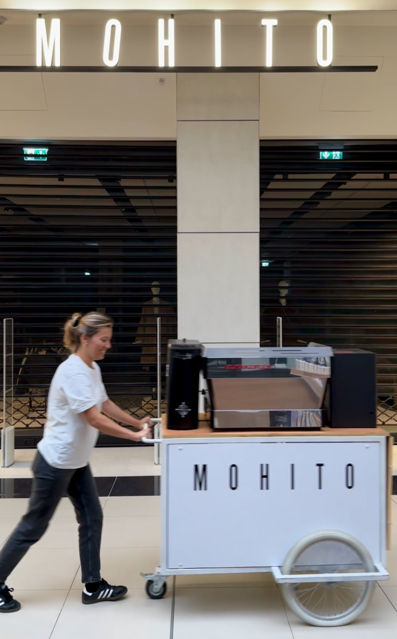 Mobile Coffee Cart With Speciality Coffee