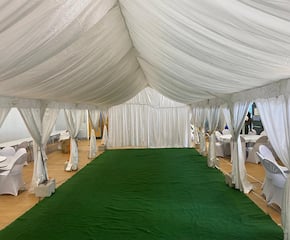 White 4m x 12m Party Tent Marquee