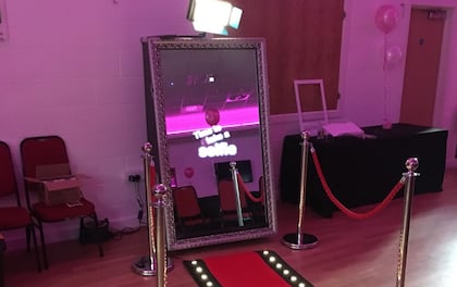 Selfie Mirror with Lots of Themed Props