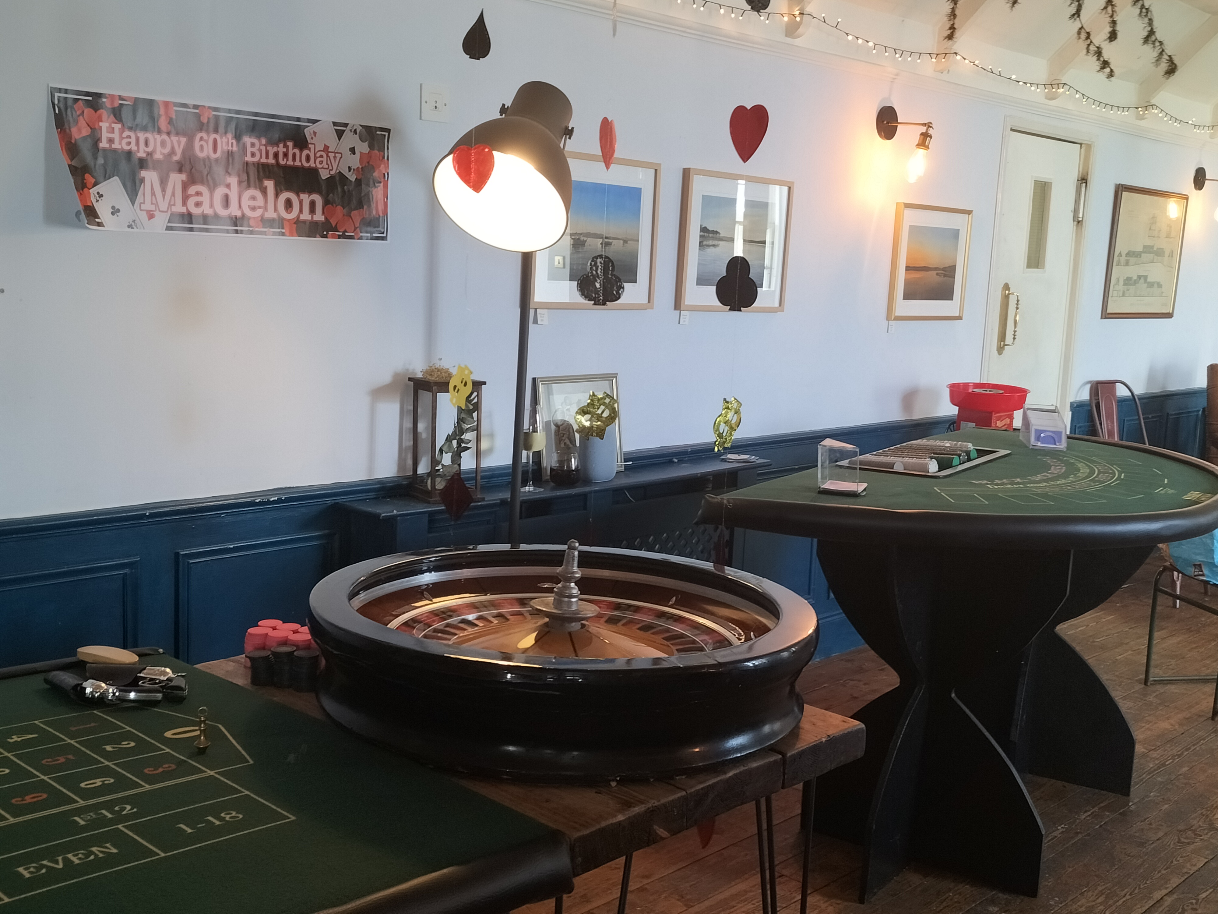 American Roulette & Black Jack Tables with Qualified Croupier