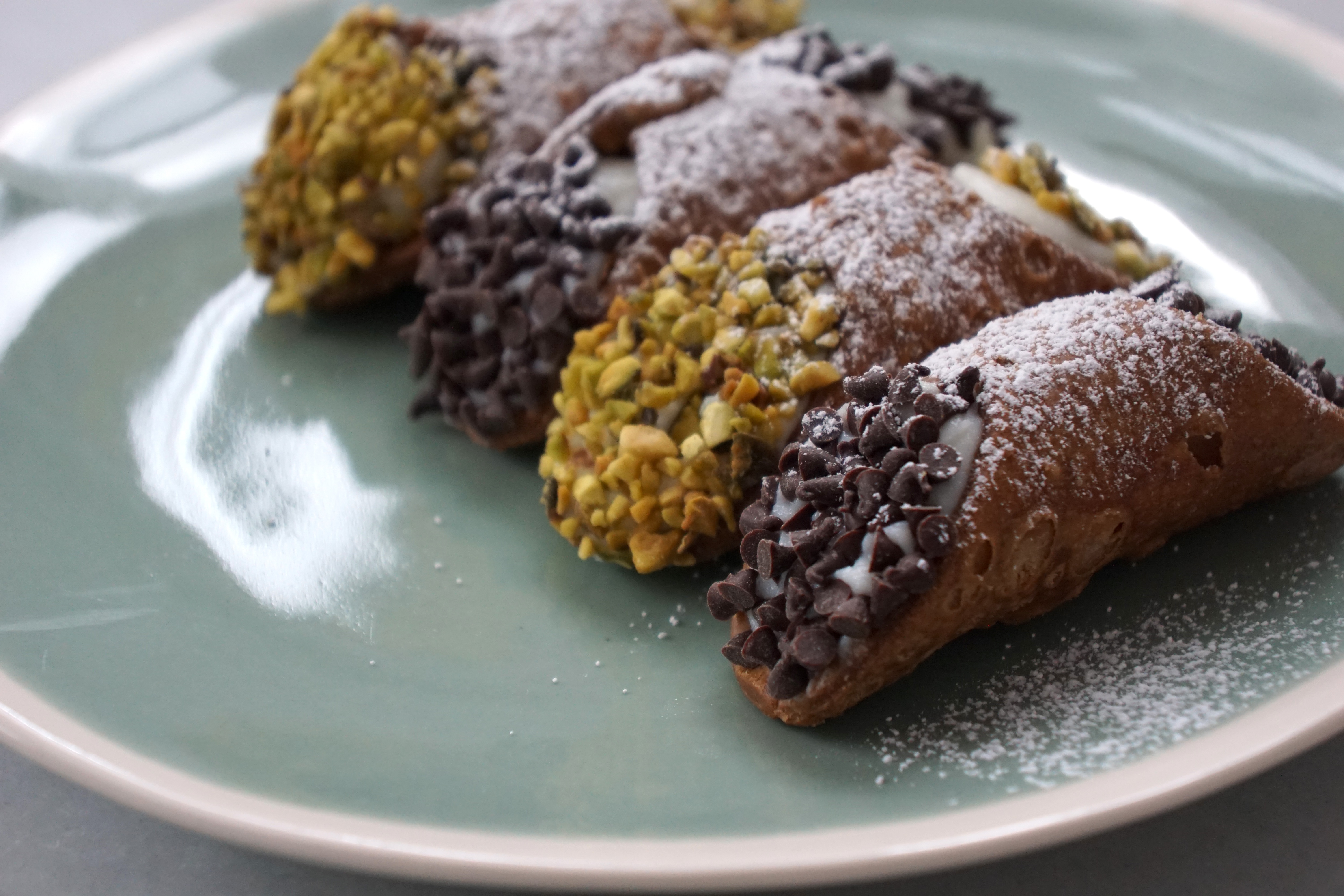 Sicilian Walking Cannoli Bar with Freshly Filled Cannoli