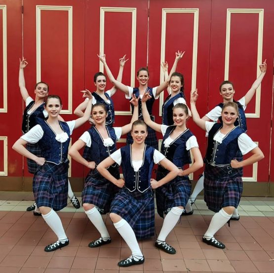 Traditional Scottish Dancers Highland Fling