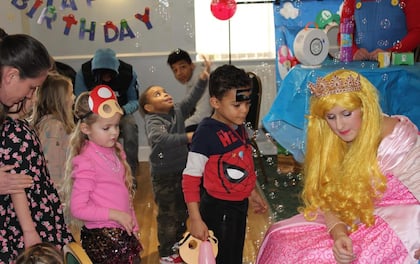 Themed Character Party with Games, Music, Face Painting & Bubbles
