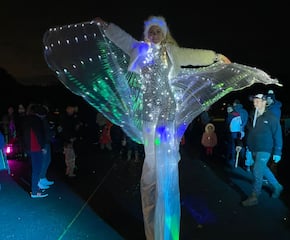 Spectacular Light-Up LED Stilt Walker