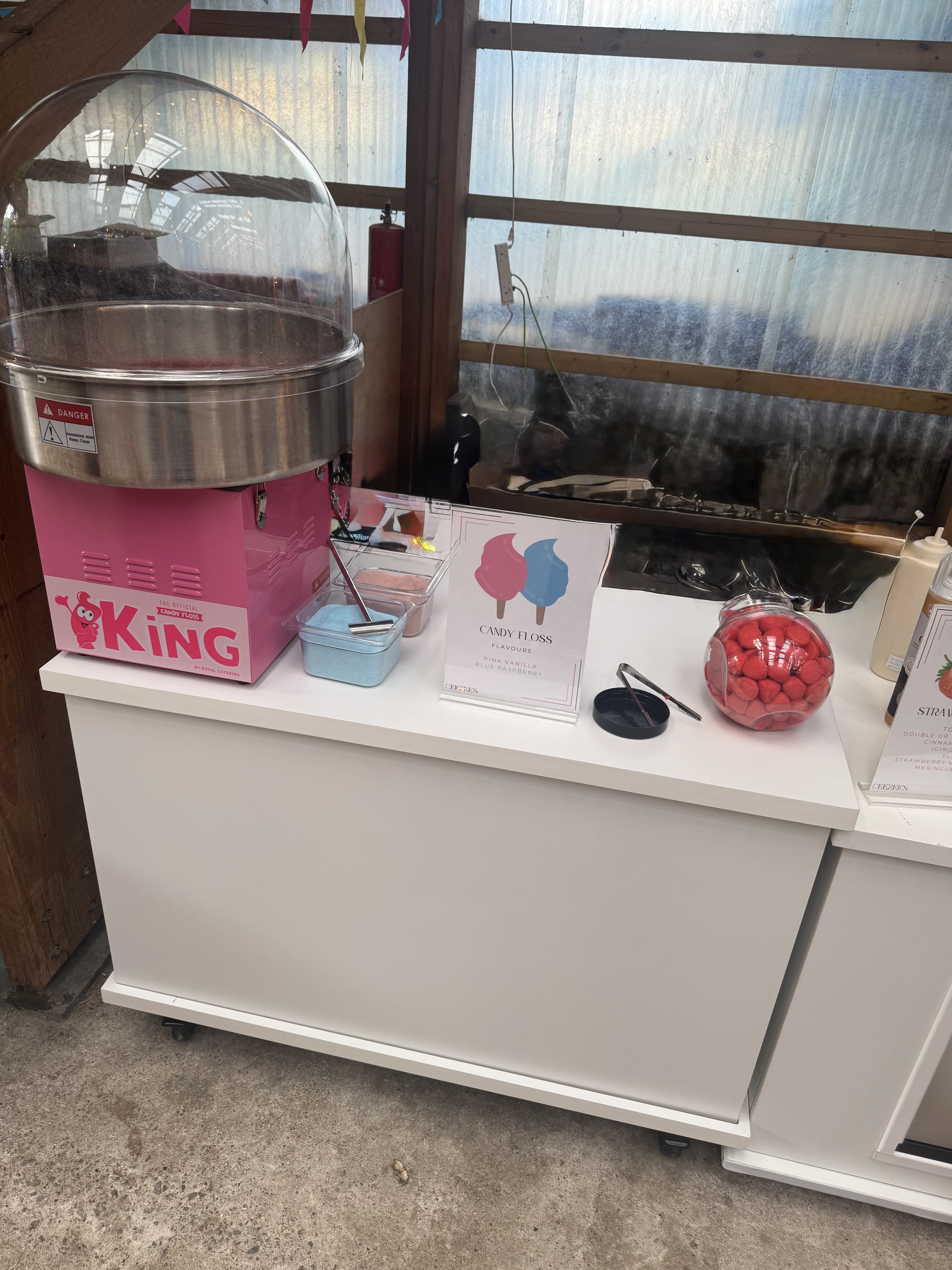 Nostalgic Candy Floss Service with Optional Branding