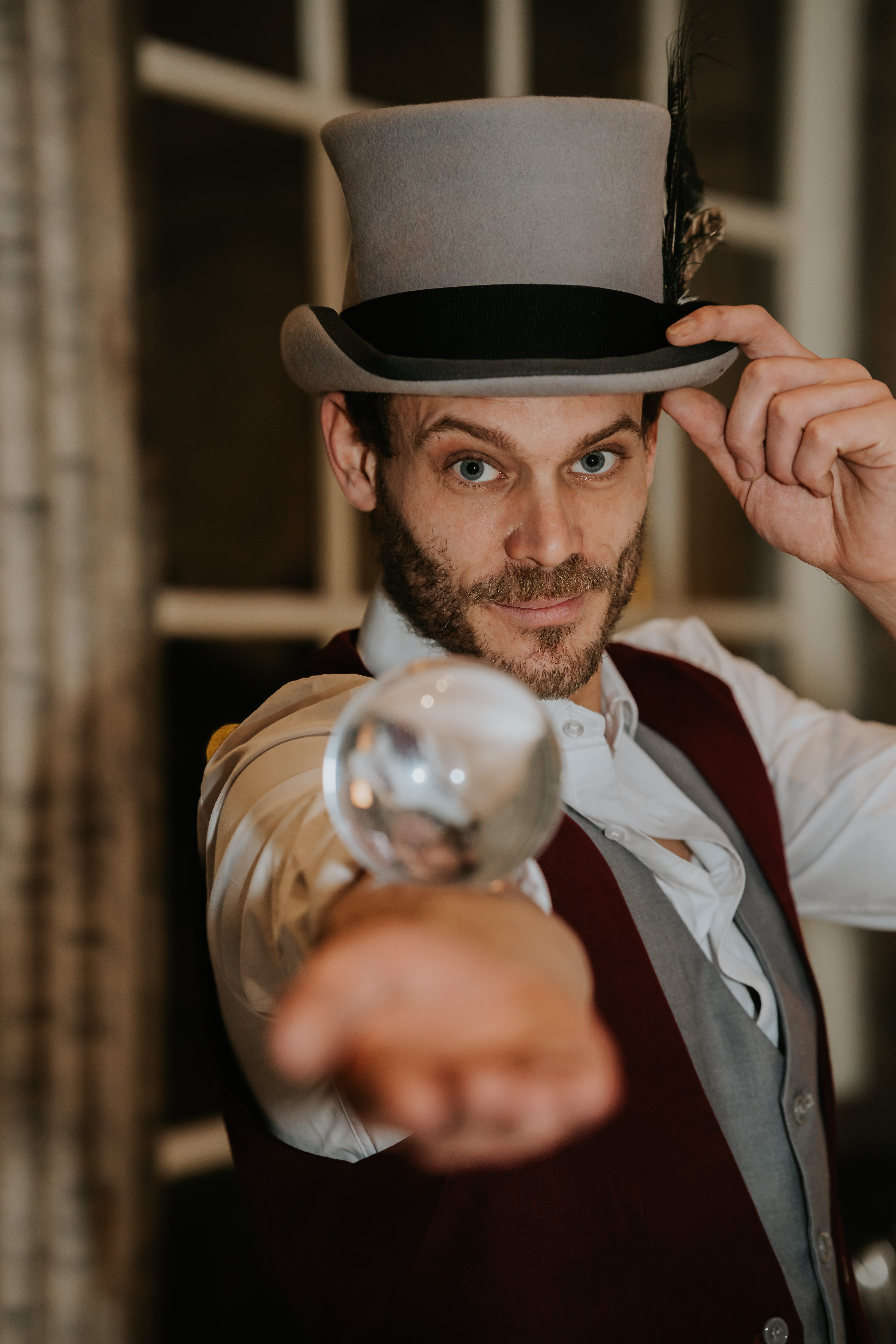 Crystal Ball Entertainer For Your Event