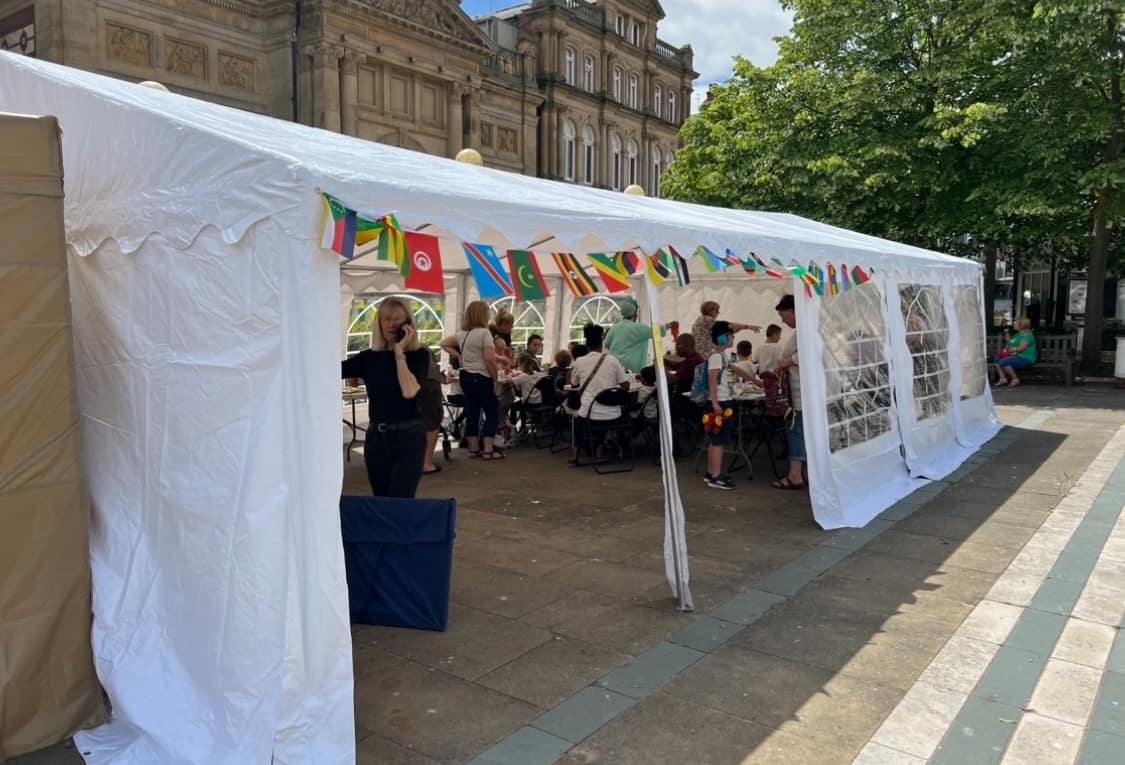 4m x 8m Marquee with Sides