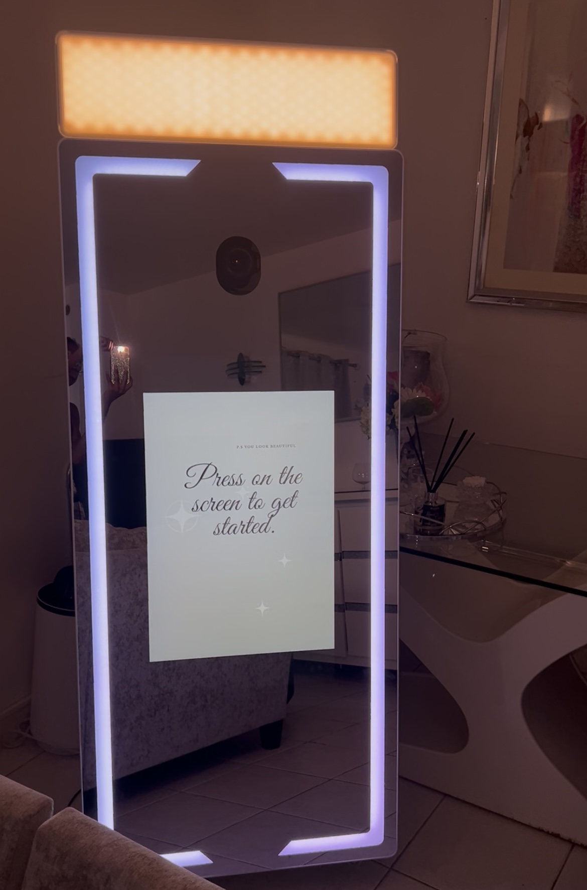 Luxury Interactive Mirror Photo Booth Experience