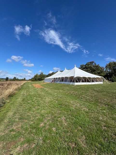 12m x 24m Oxford Heritage Poled Marquee