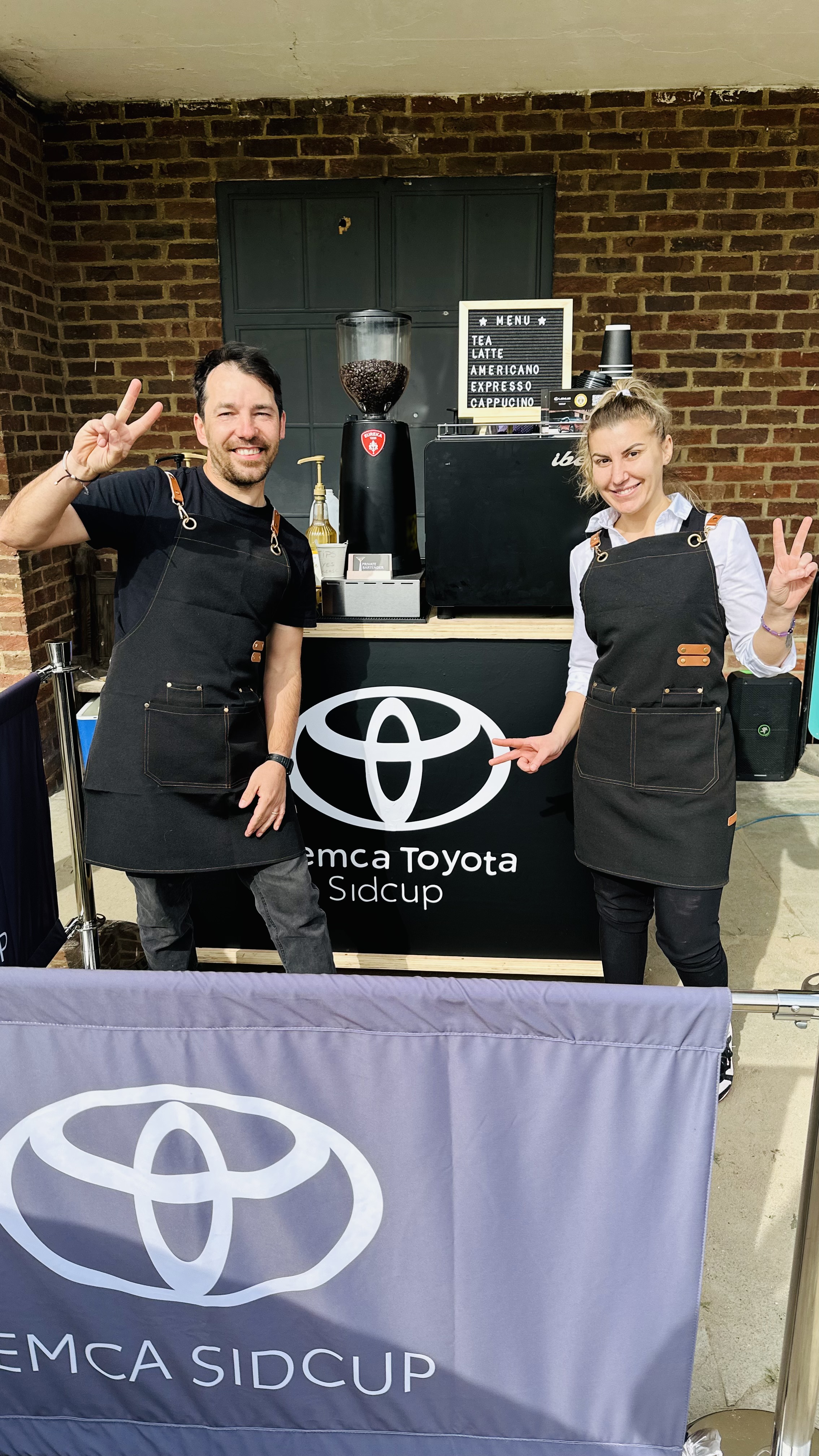 Mobile Coffee Cart Serving Fresh Coffees For Your Event