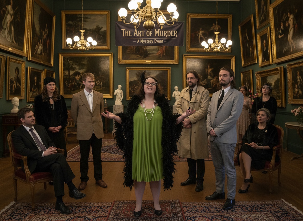 The Art of Murder - Fully Acted Large Group Murder Mystery