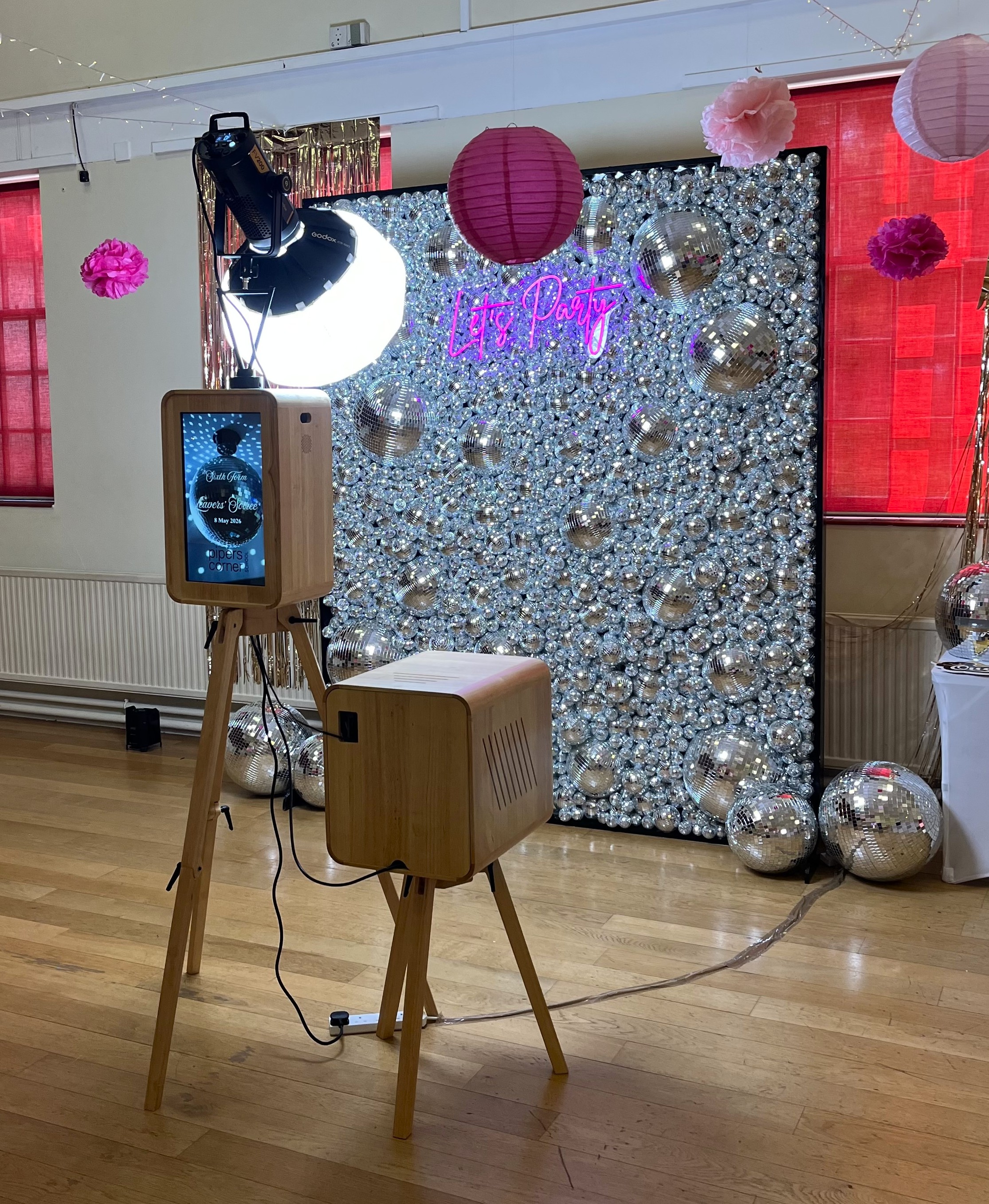 Vintage Photo Booth & Disco Wall Package