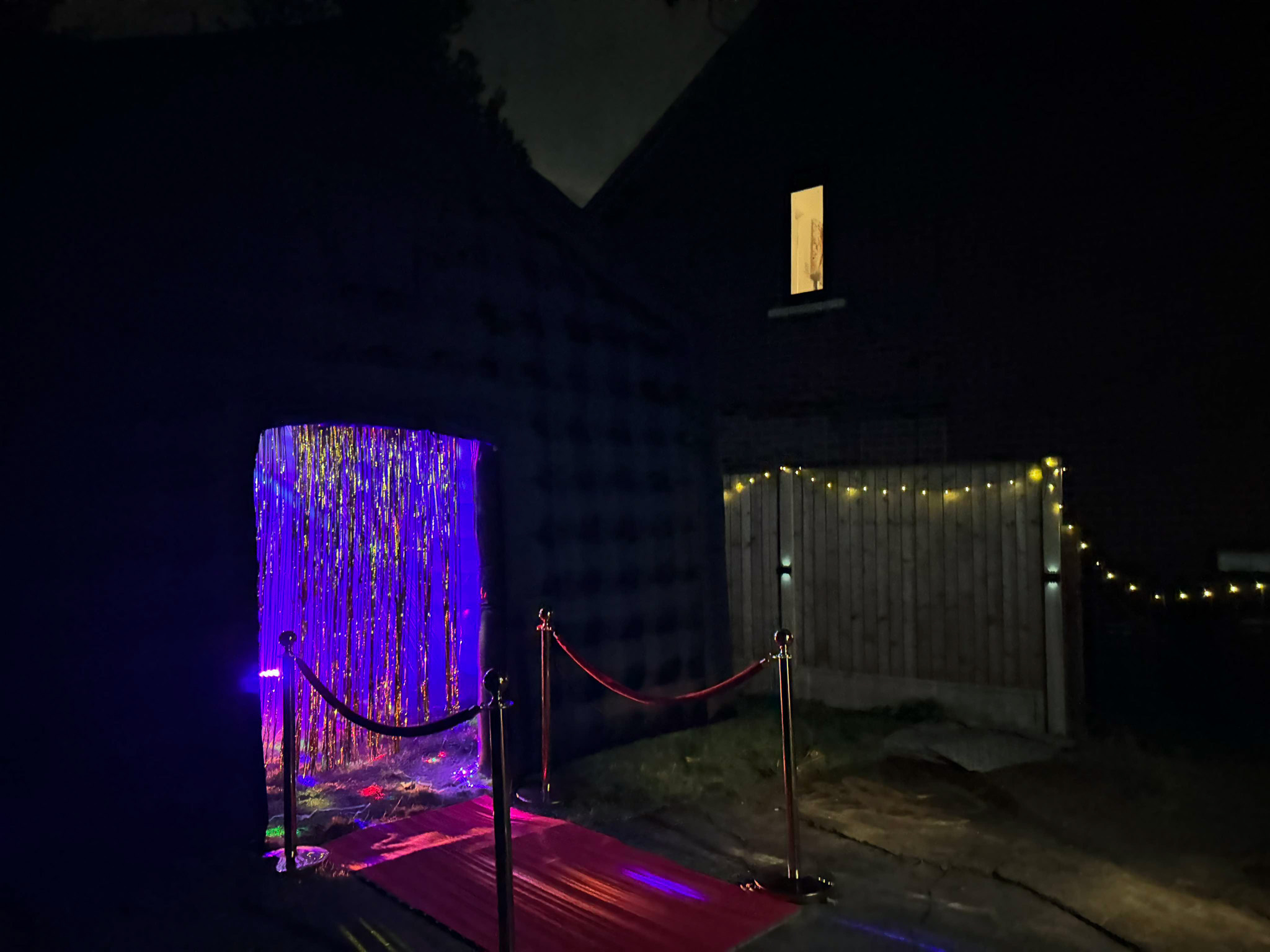 Black Inflatable Nightclub Party Tent