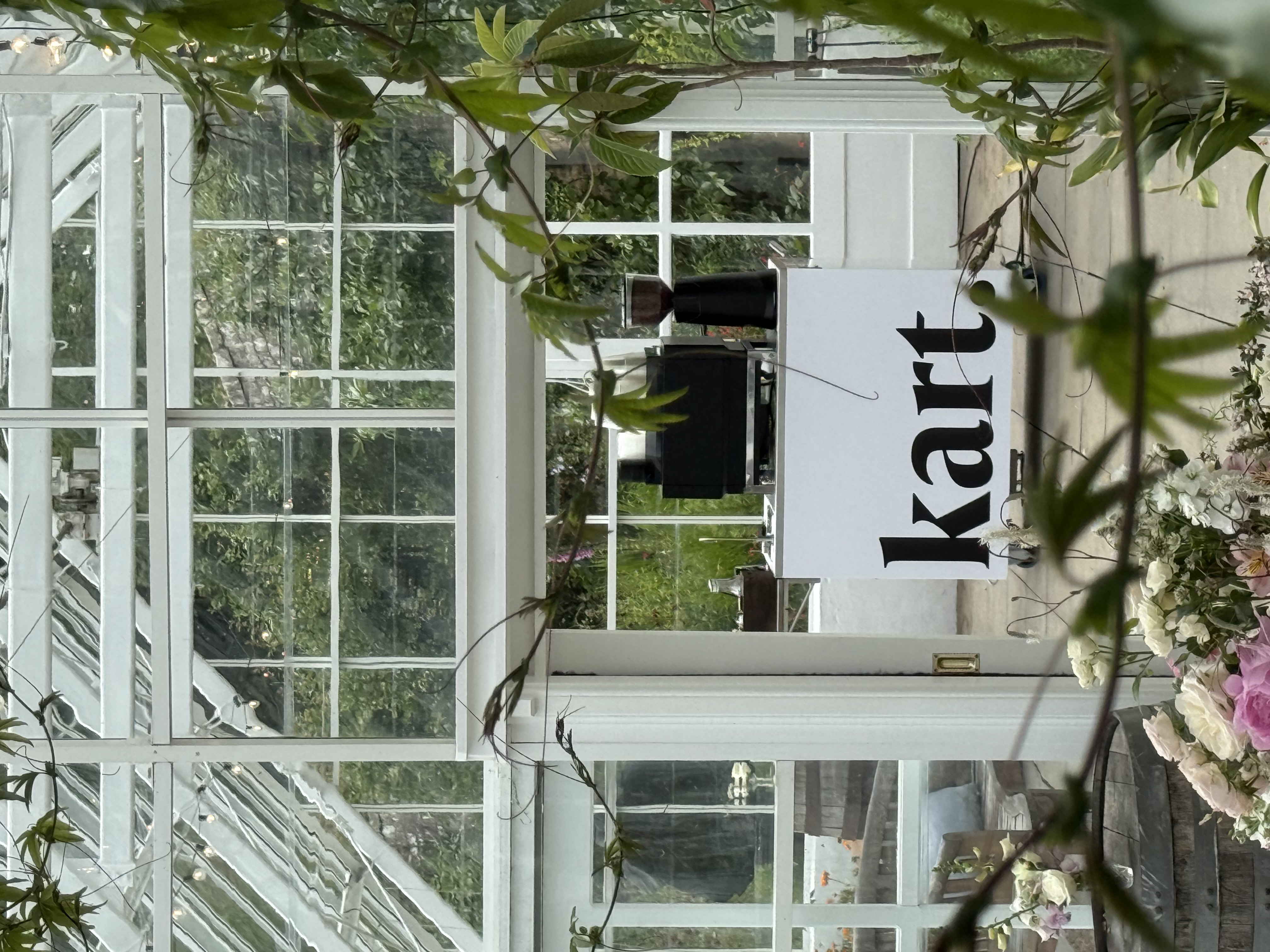 Speciality Coffee Cart with Iced Coffee Menu