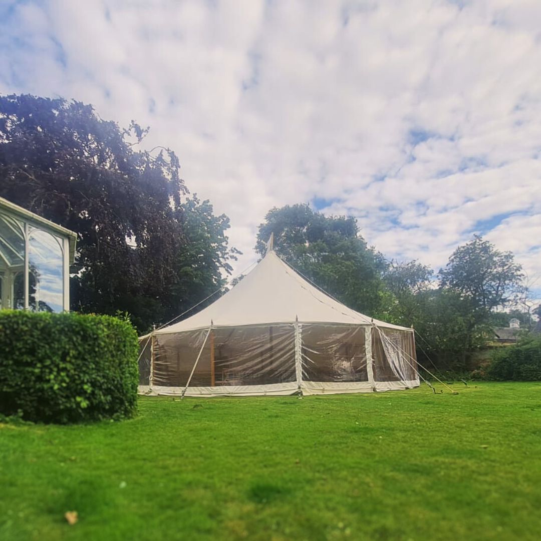 Elegant & Stylish 12m x 12m Celeste Pole Marquee