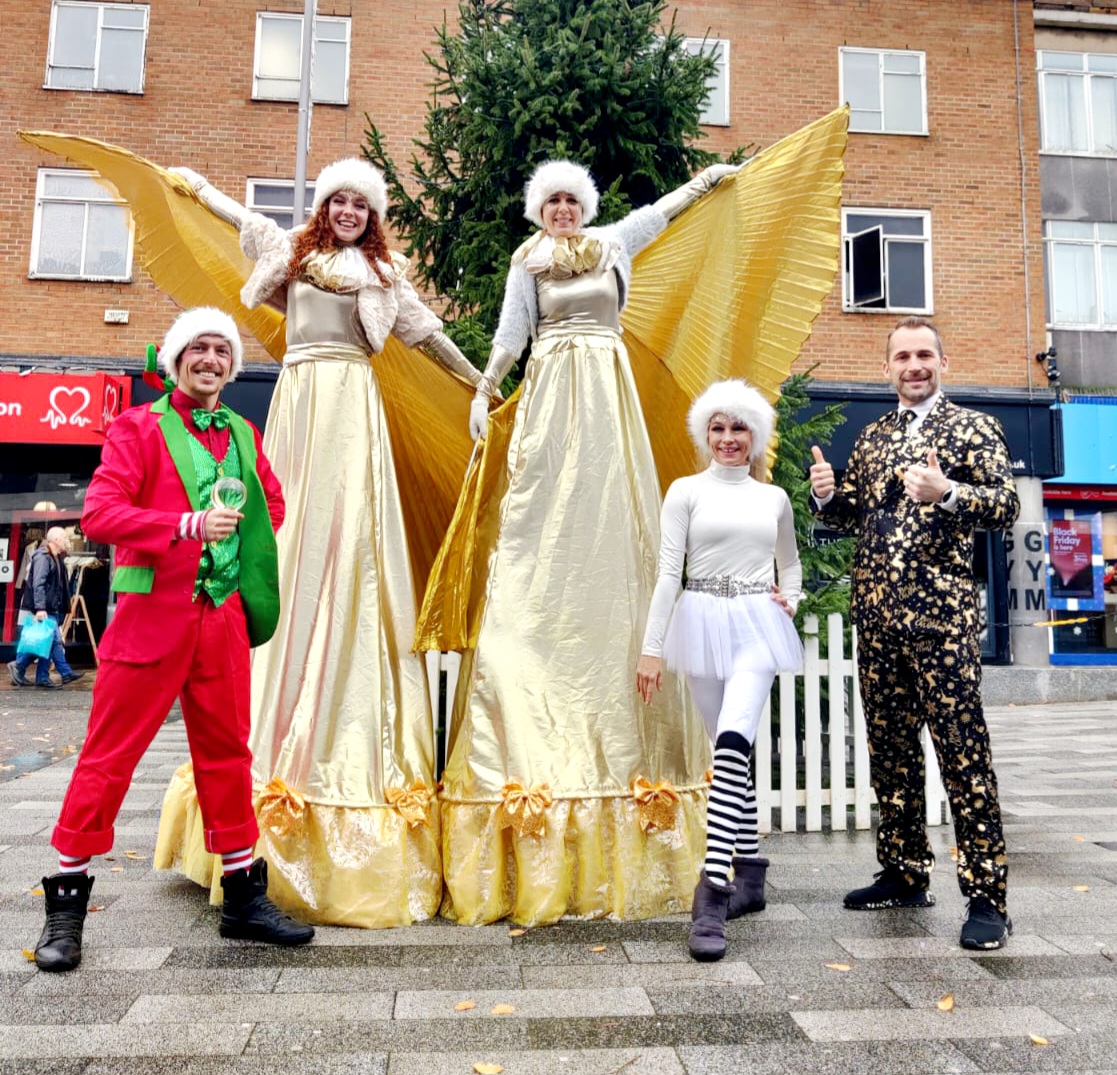Stilt Walking with a Special Touch