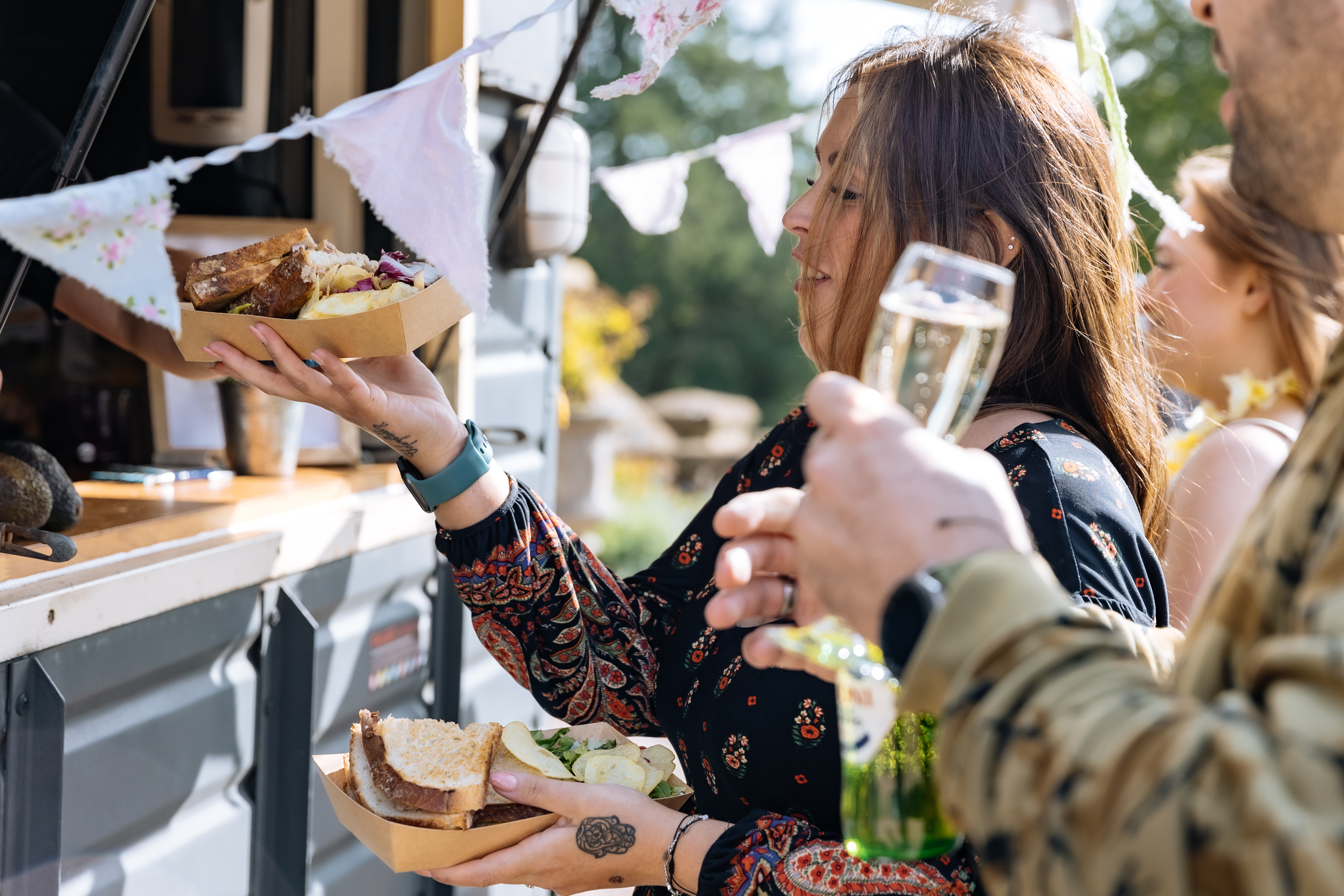 Flat Iron Grilled Cheese Toasties Served with Fresh Salads & Crisps