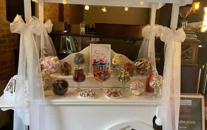 Fully stocked Candy Cart