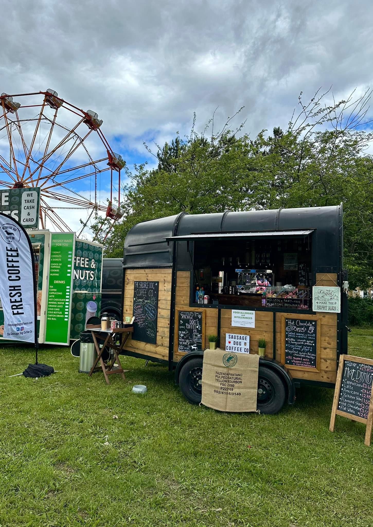 Rustic Horsebox Serving Freshly Ground Coffee & Locally Baked Cakes