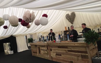 Fully Stocked Pop-Up Bars with Professional Bar Team
