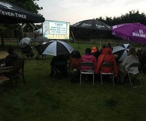 Outdoor Cinema Experience with 10ft Screen