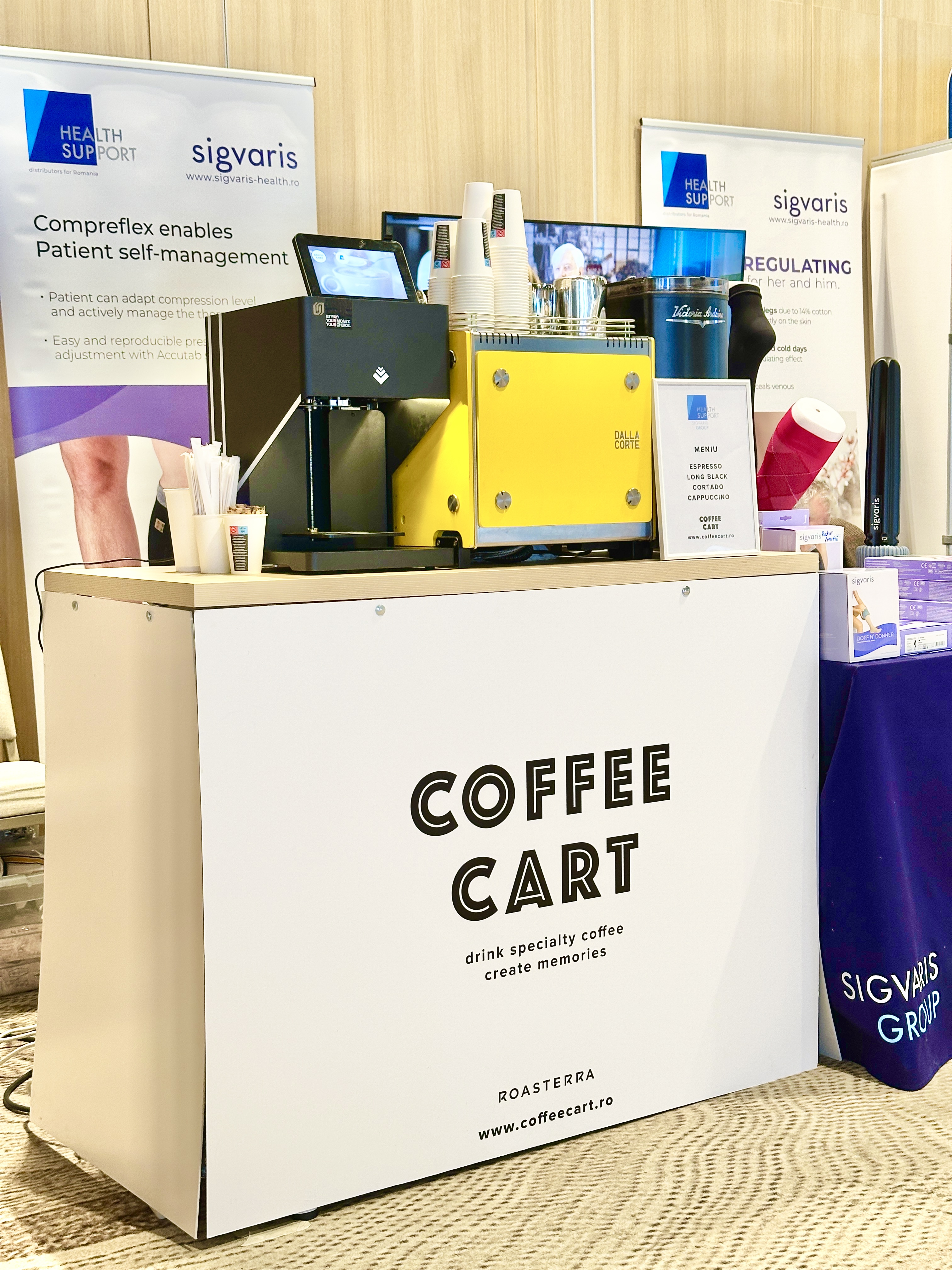 Mobile Coffee Cart With Speciality Coffee