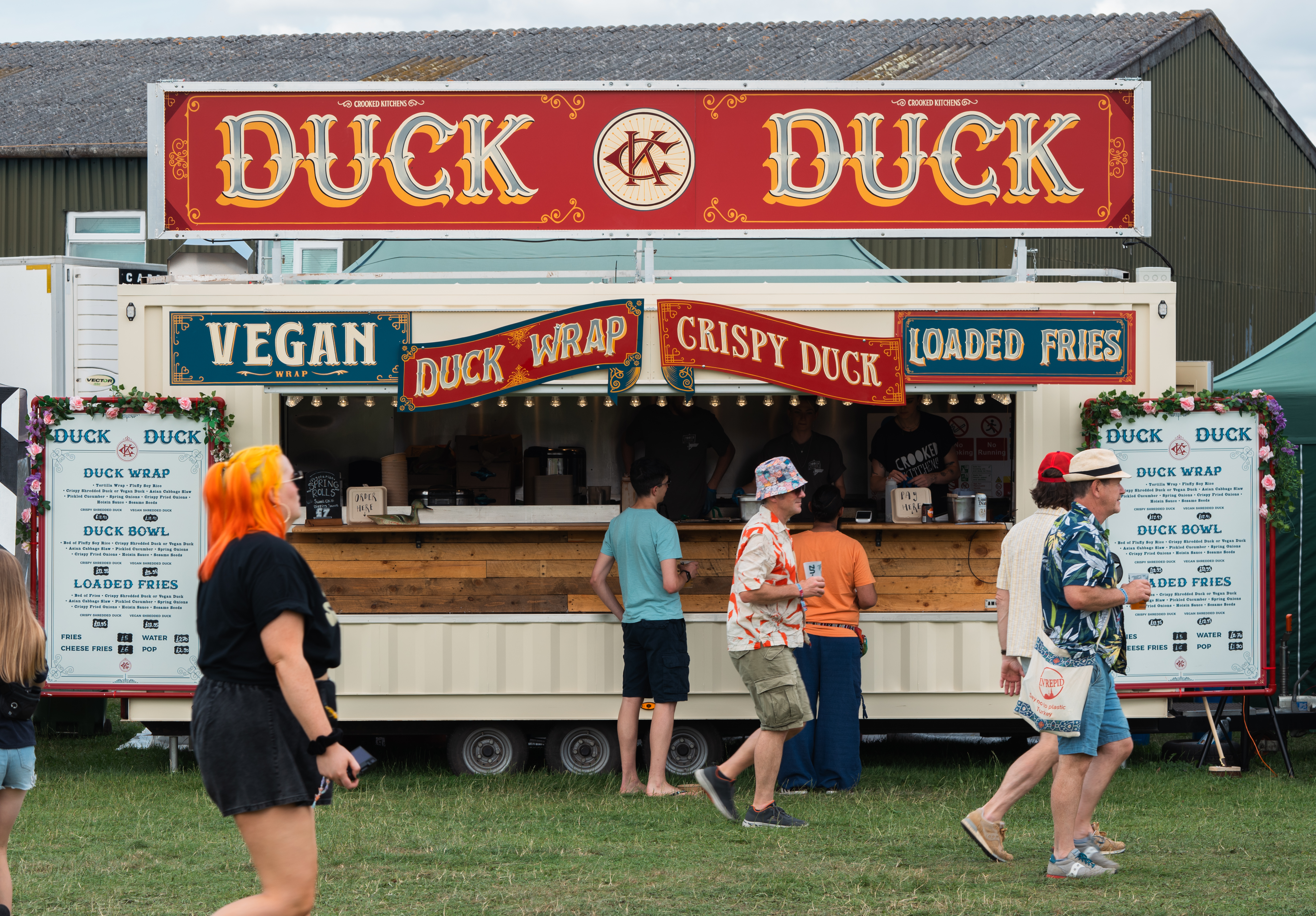 Le Crooked Canard Presents; Crispy Duck Wraps