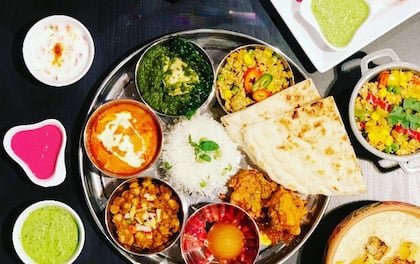 Hands-on Approach & Creative Flair To Serving Thali Street Food