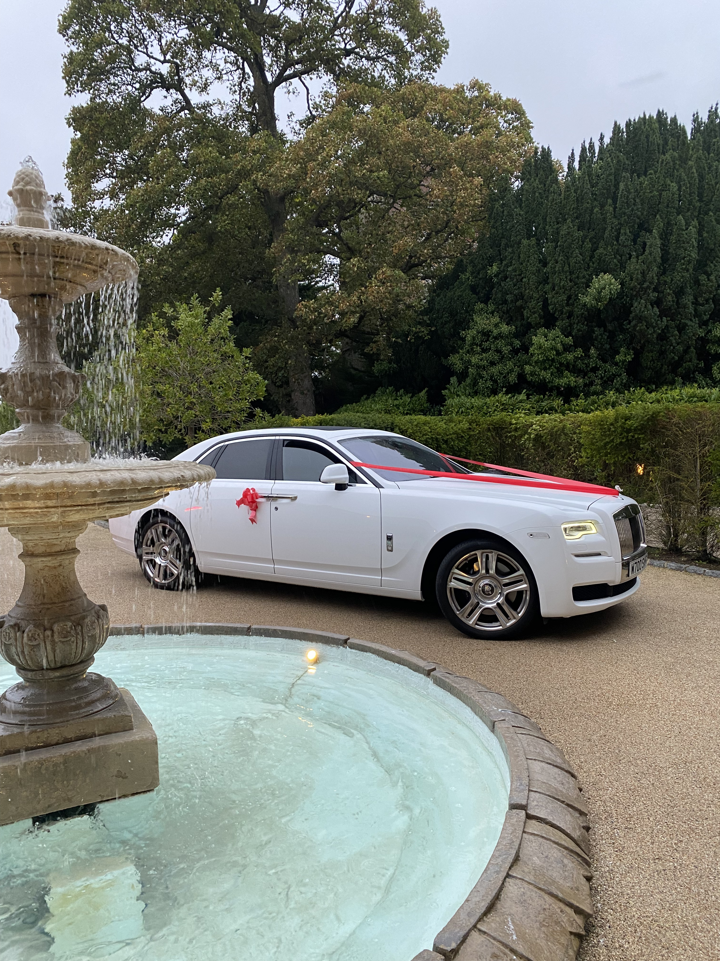 White Rolls Royce Ghost Series II