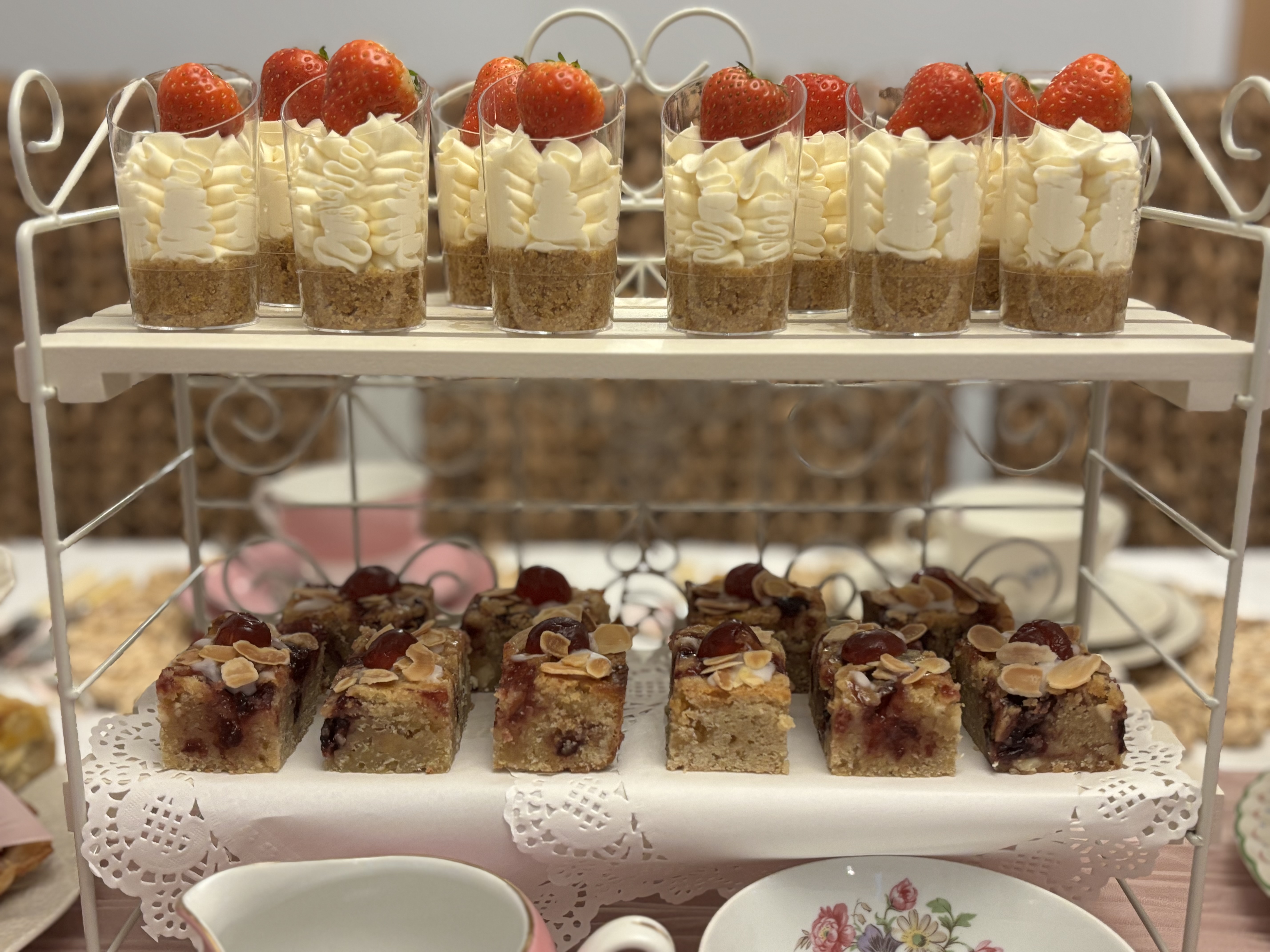 Vintage Afternoon Tea Buffet Style or Individually Plated