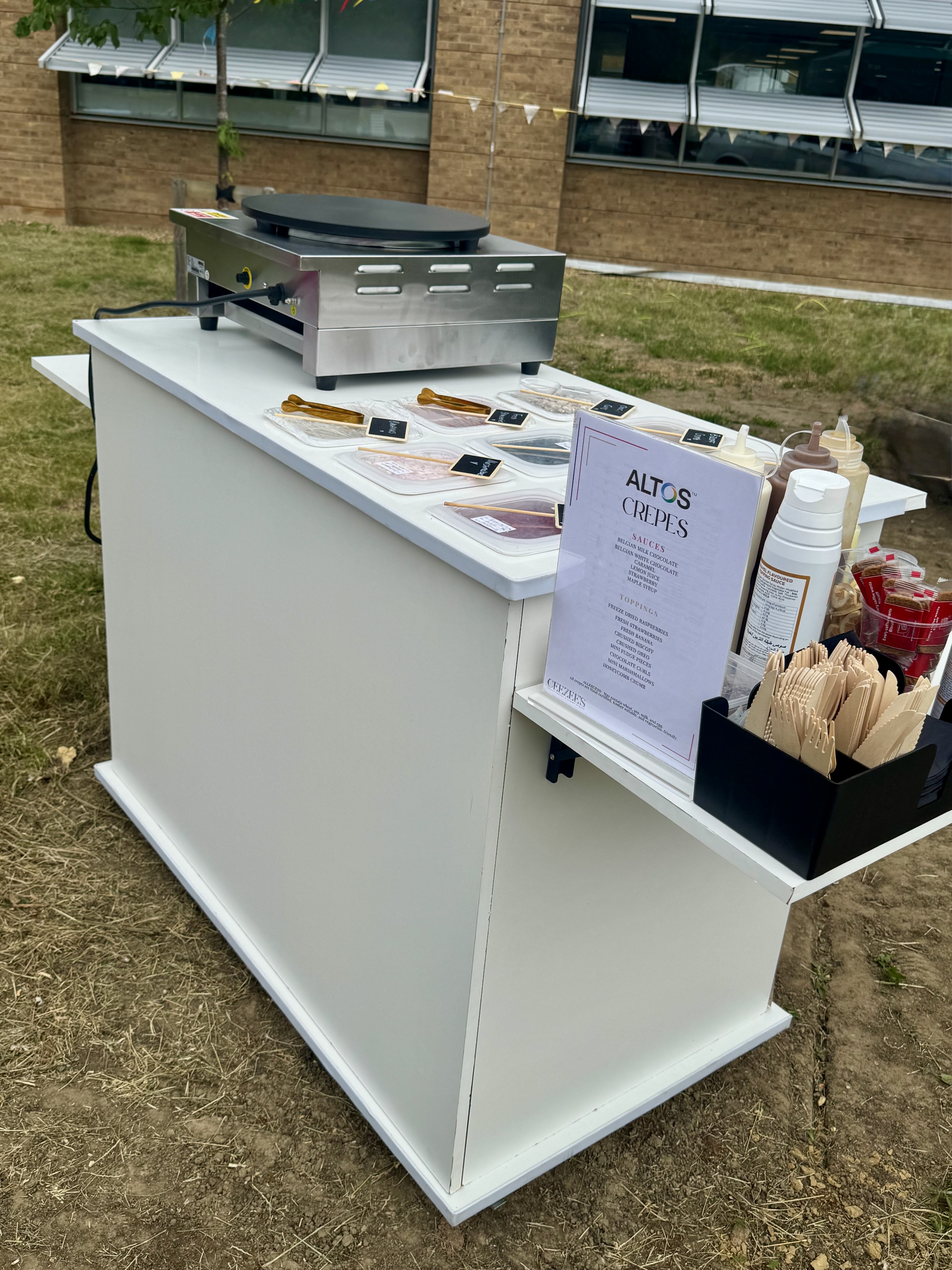 Add Flair To Your Event With Our Live Crêpe Cart