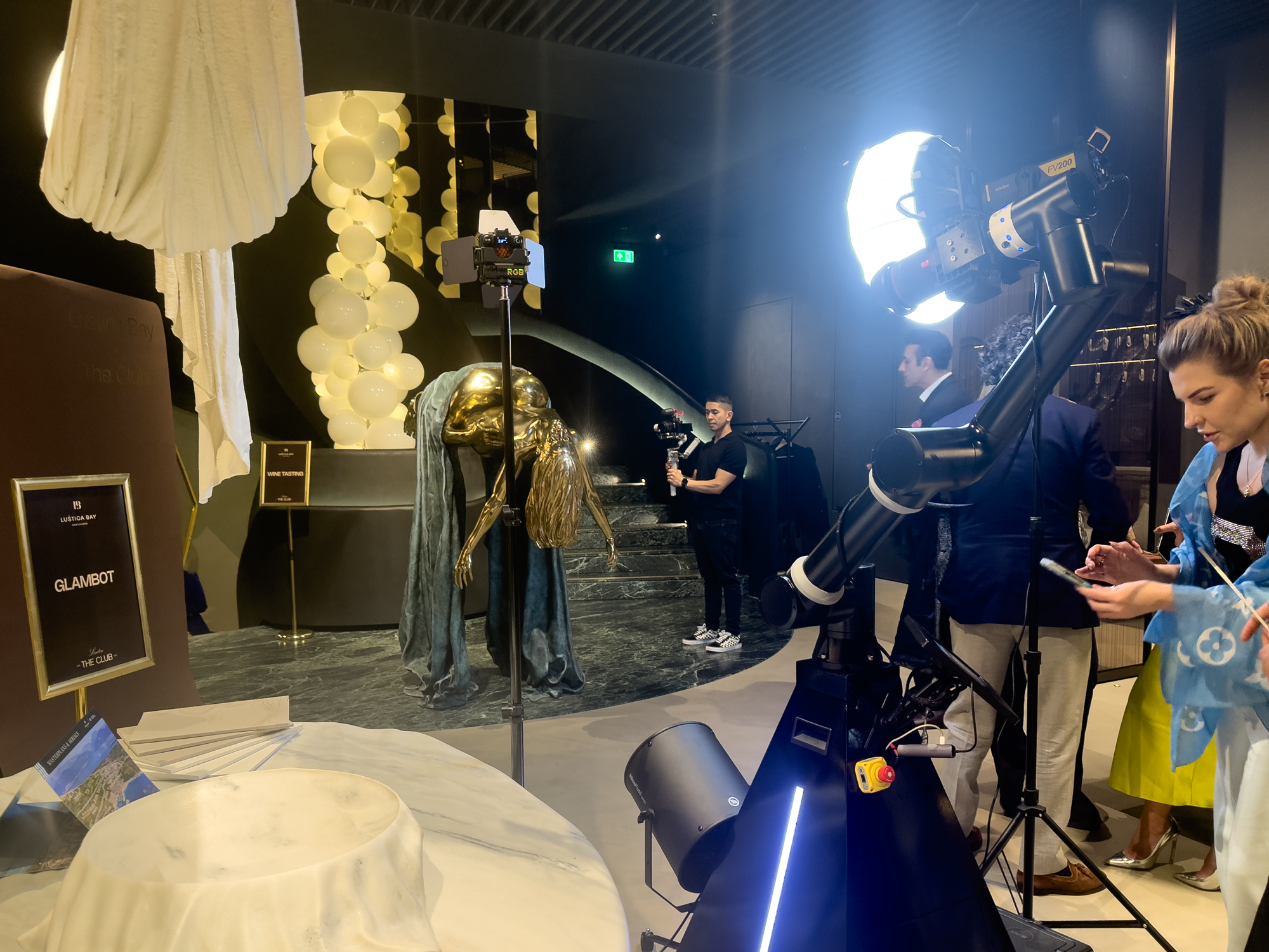 VIP Glambot Videos Using A Robotic Camera Arm