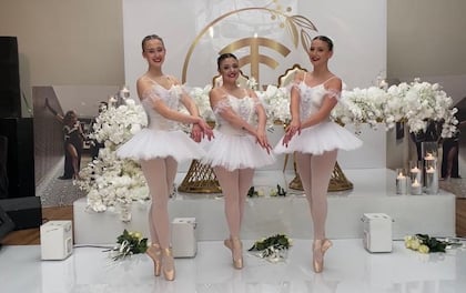 Beautiful Ballet Dancers Creating Mesmerising Dance Display