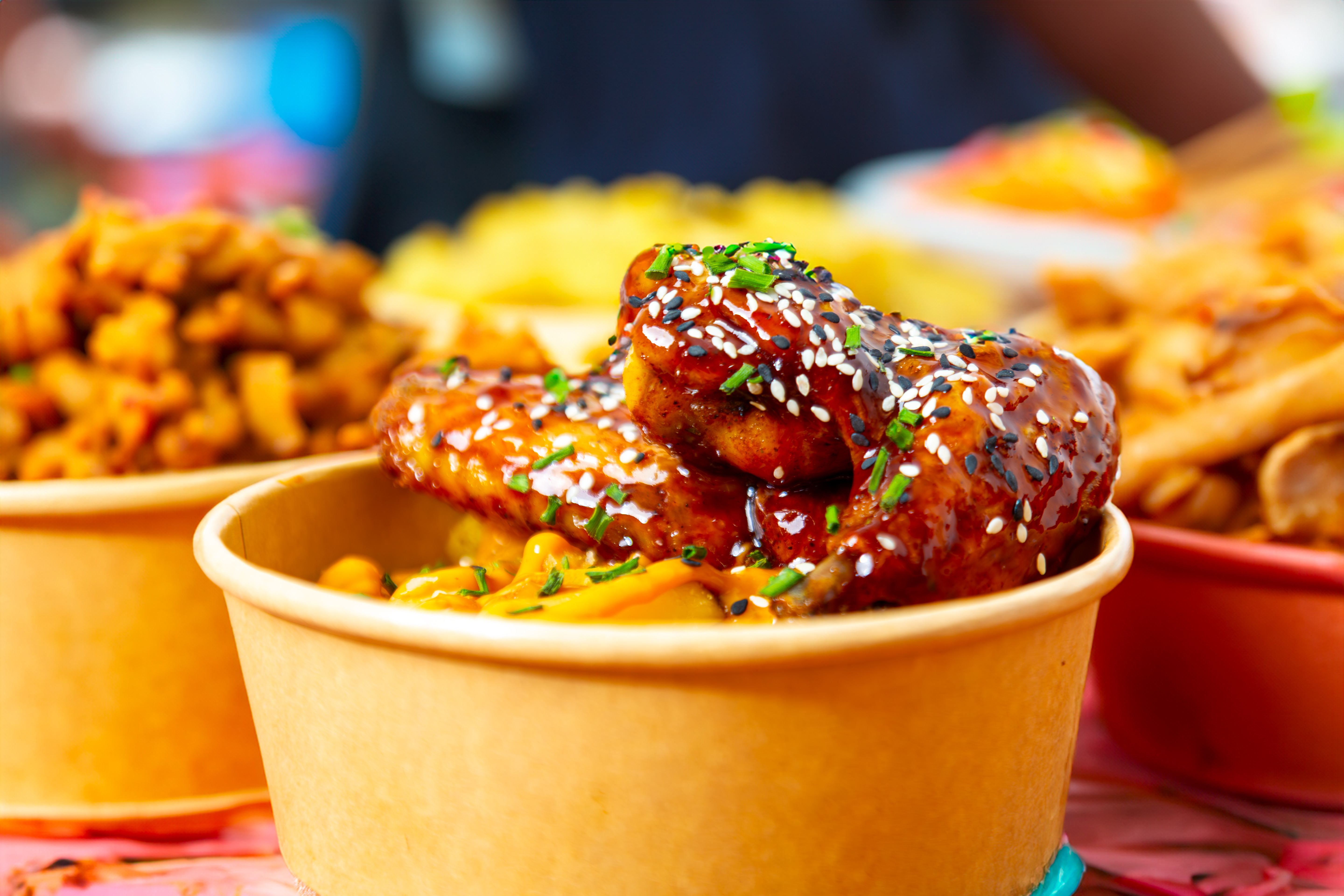 Ultimate Loaded Chicken, Fried Tenders & Smoked Wings