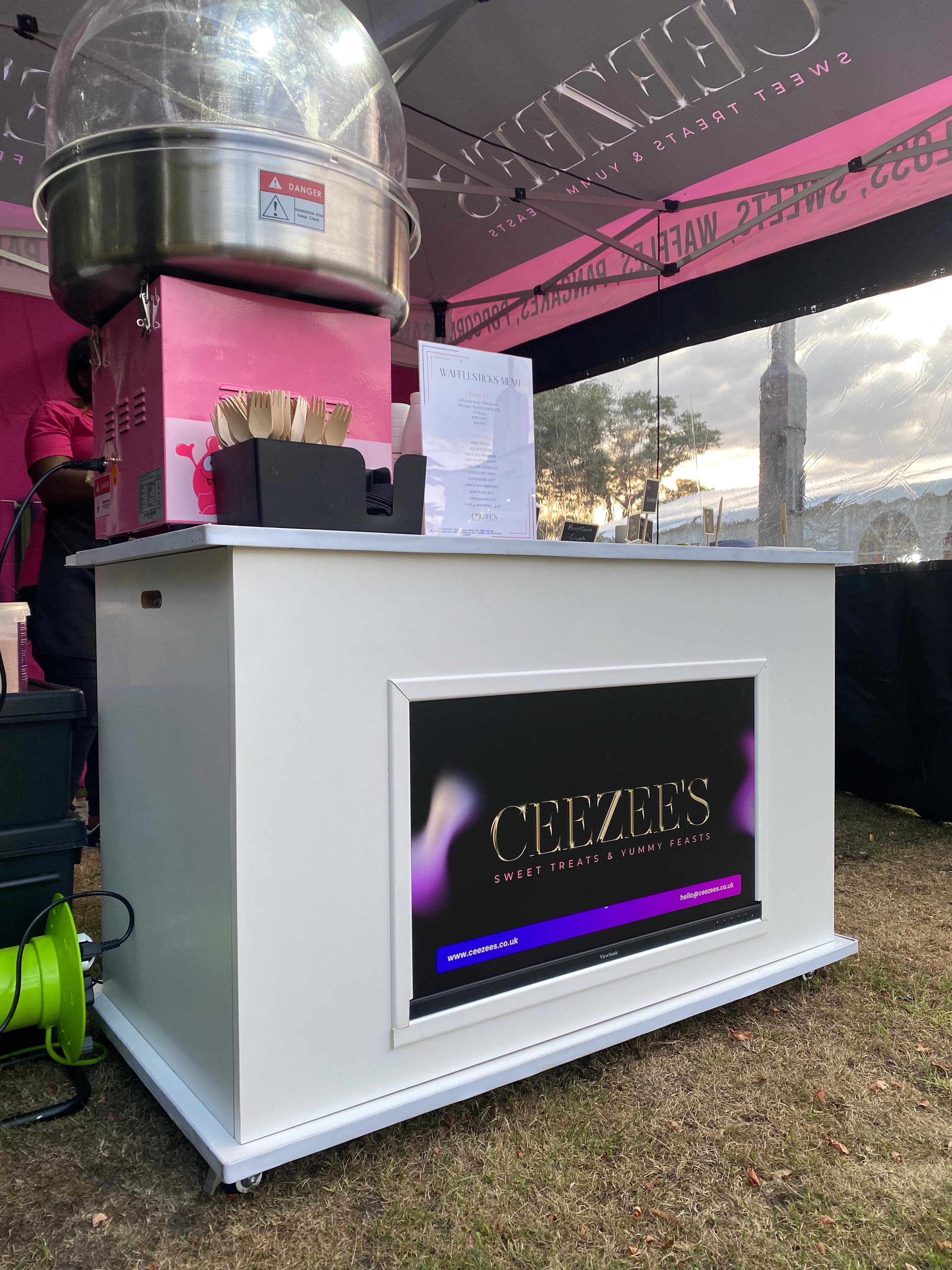 Nostalgic Candy Floss Service with Optional Branding