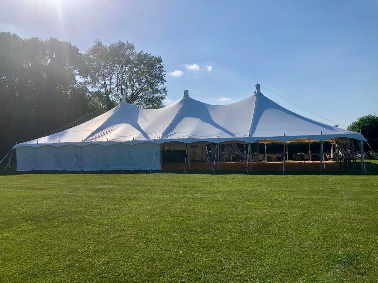 12m x 24m Oxford Heritage Poled Marquee