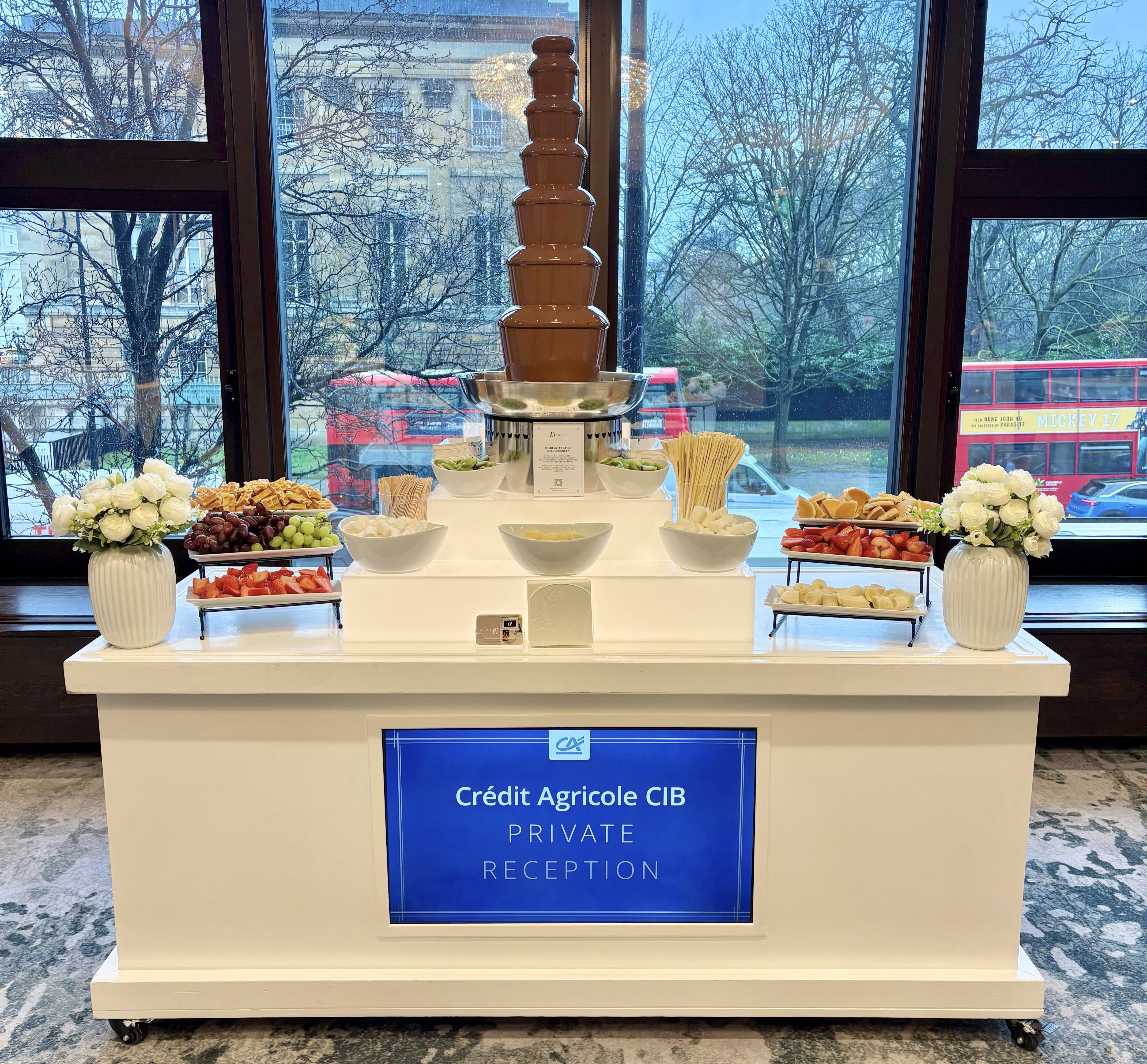 Impressive 7-Tier Design Chocolate Fountain & Optional Personalised Screen