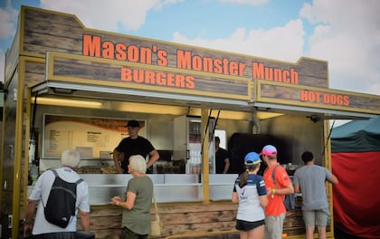 Food Truck Serving Monster Burgers & More