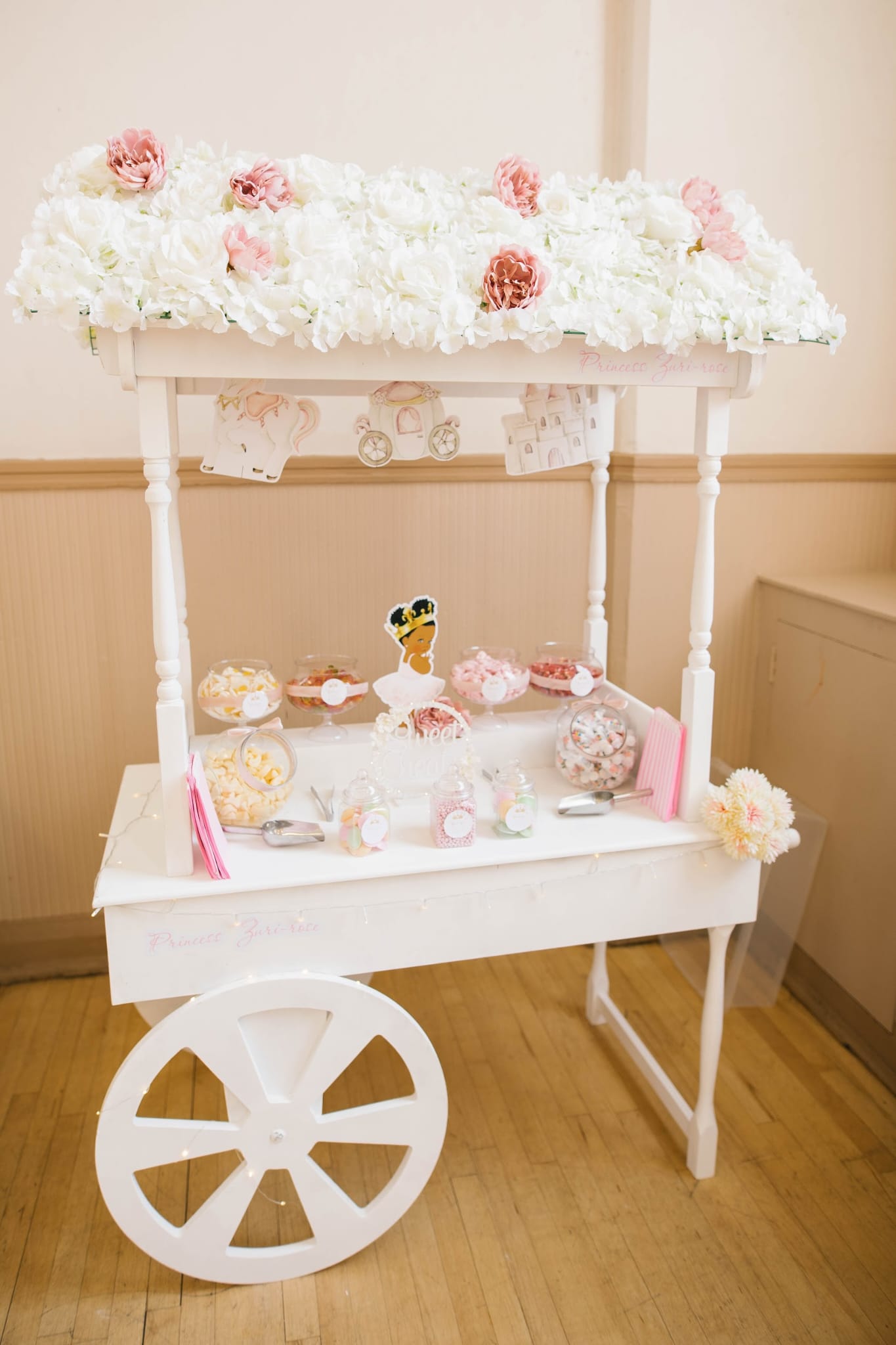 Fully Loaded & Decorated Sweets & Candies Cart