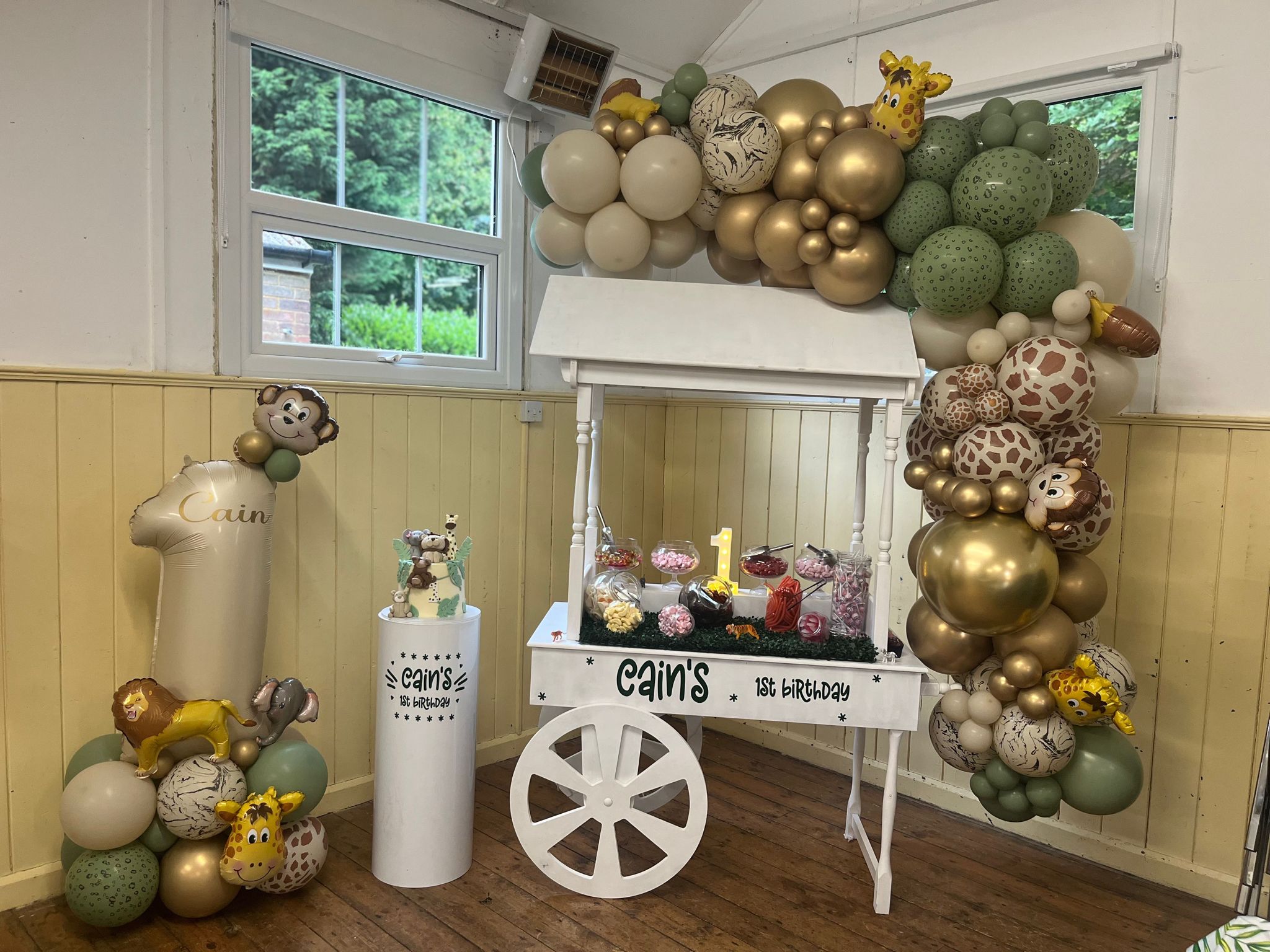 Fully Loaded & Decorated Sweets & Candies Cart