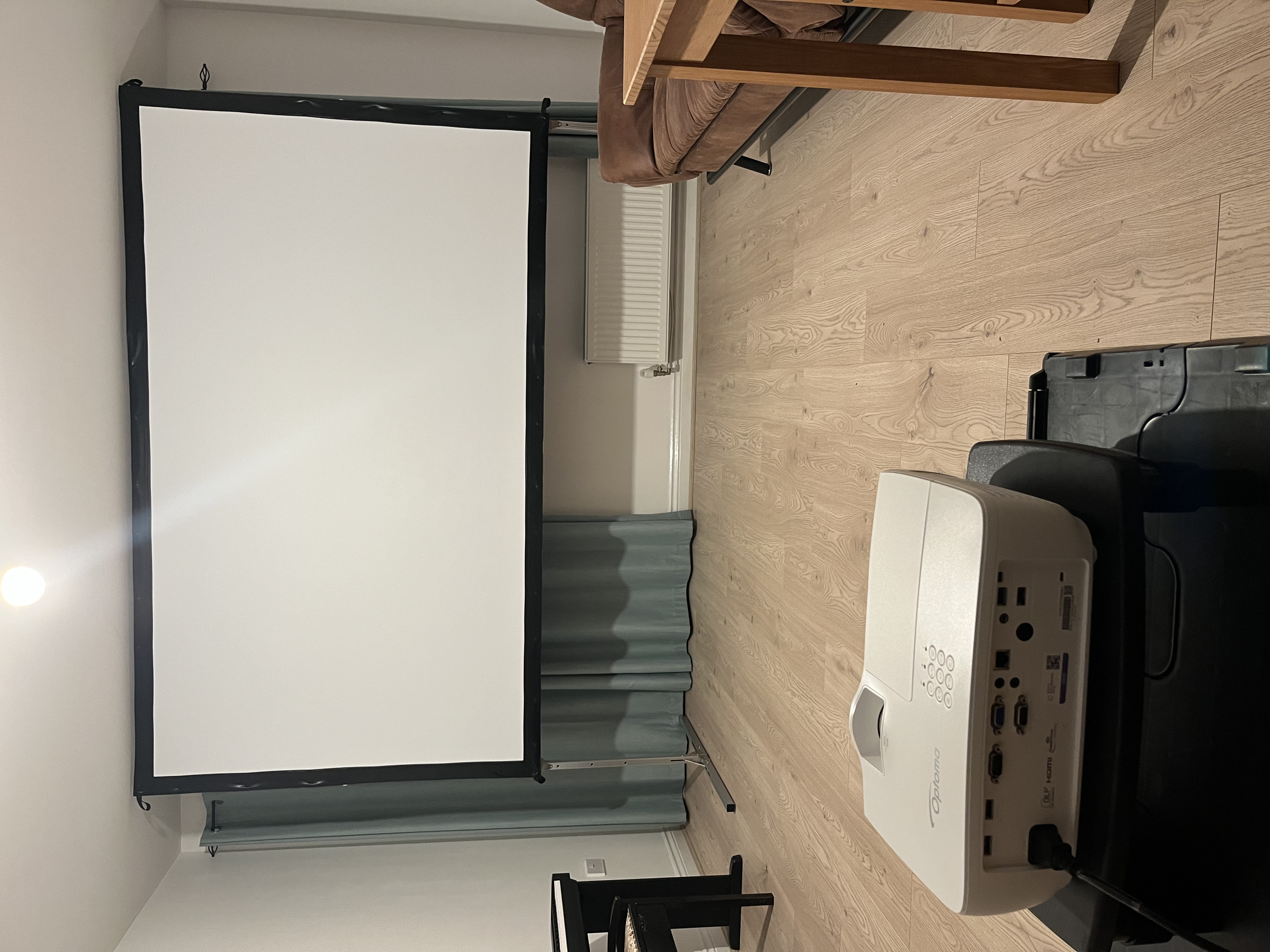 Indoor Cinema Experience with 120" Screen