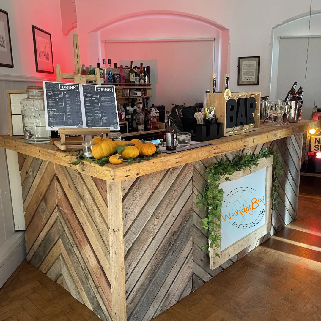Raise A Glass With Rustic Pallet Bar Bliss
