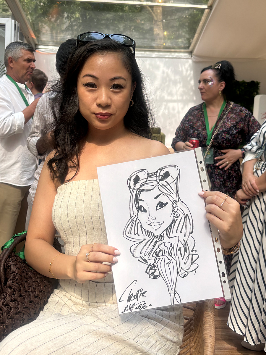 Live Pen & Ink Caricatures by Michael