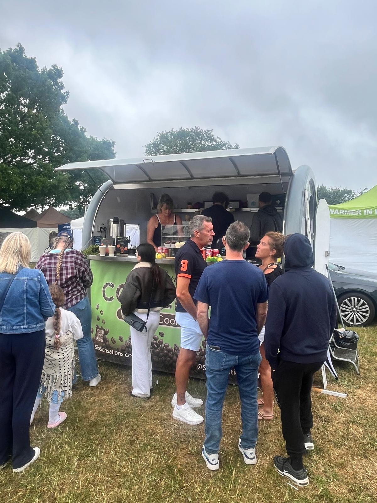 Serving Speciality Coffee From Our Cute Mobile Trailer Pod