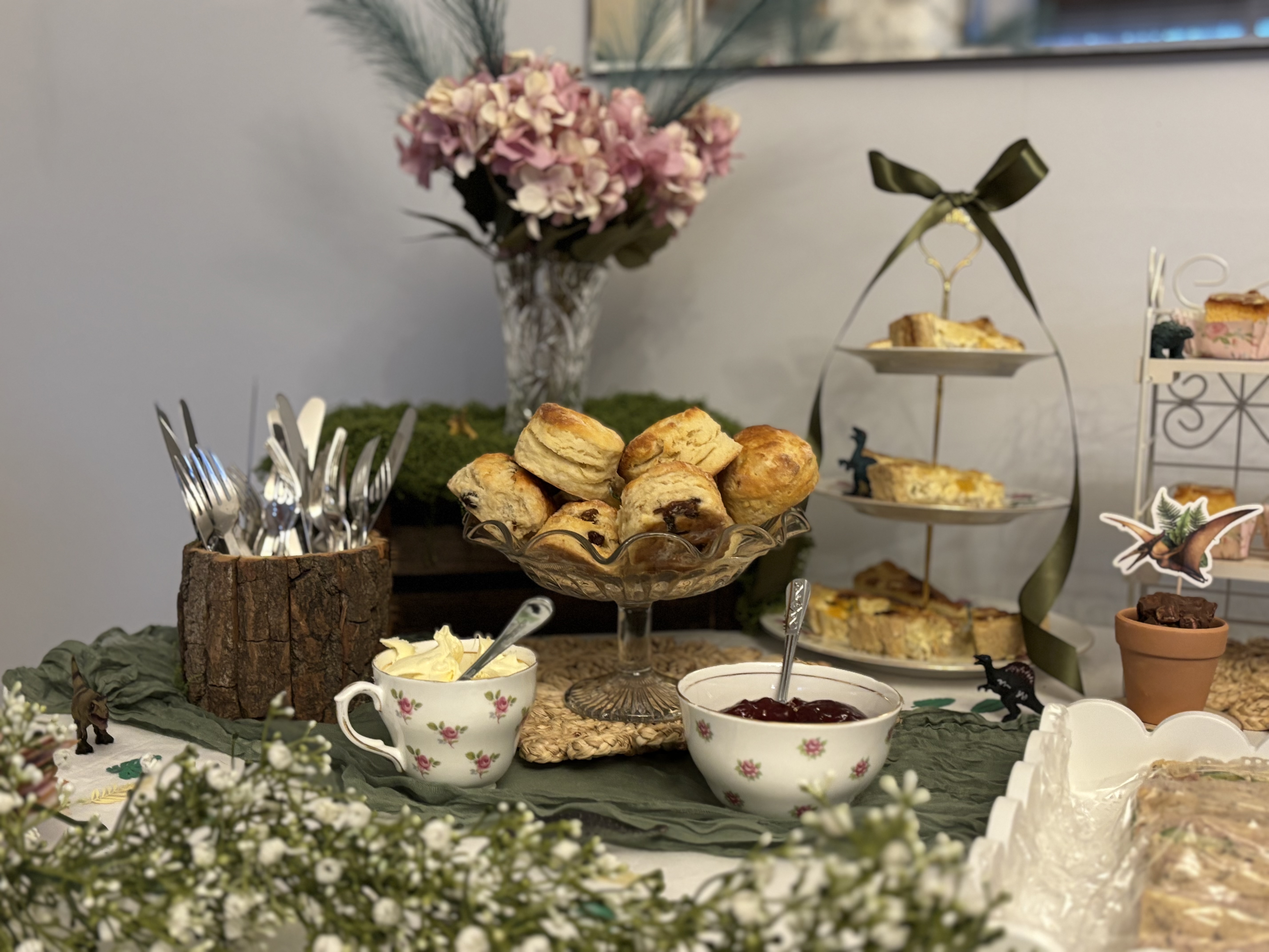 Vintage Afternoon Tea Buffet Style or Individually Plated